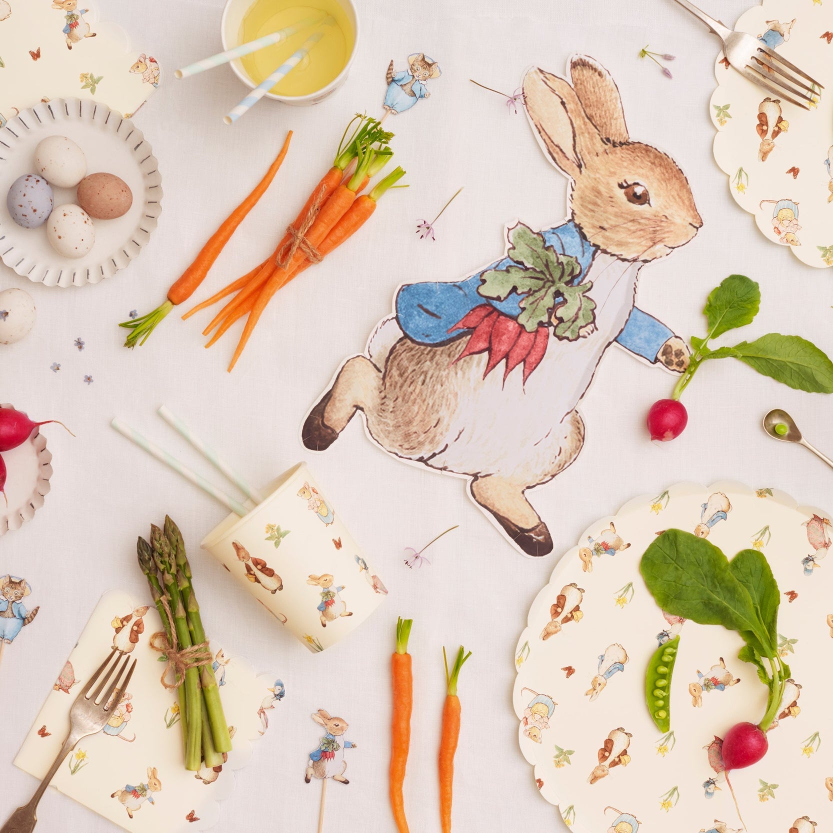 Peter Rabbit in The Garden Side Plates