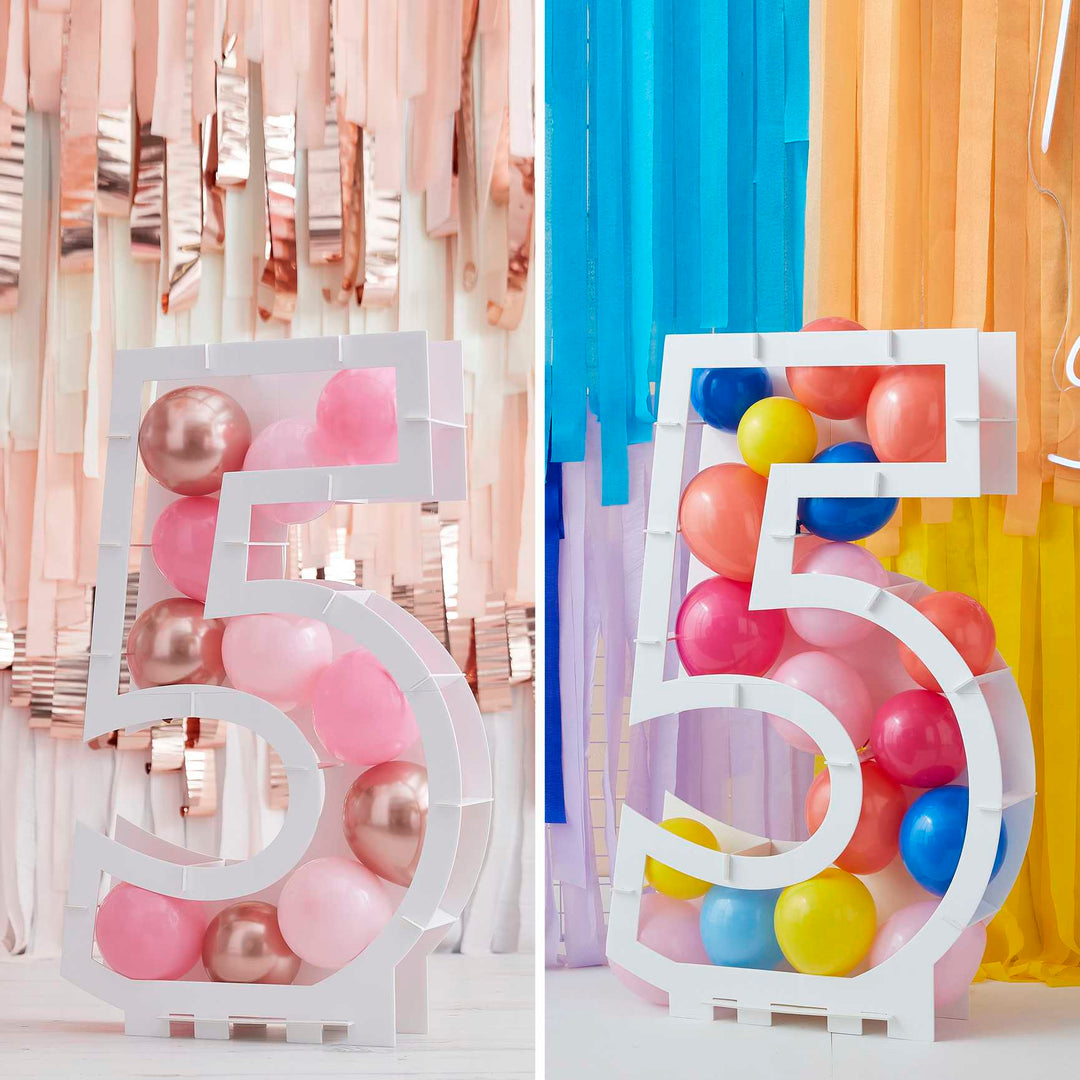 Balloon Kits 5th Birthday Number 5 Balloon Stand