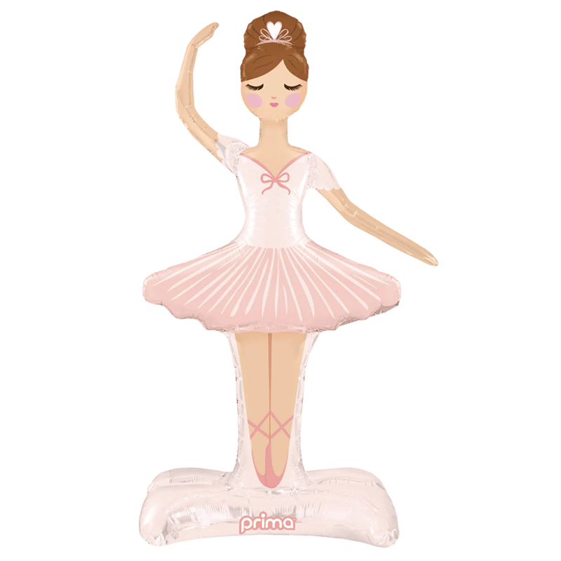 Ballerina Standing Foil Balloon - Light Skin (49 Inch) - Ballet Party Decorations Balloons Ballerina Standing Foil Balloon - Light Skin (49 Inch)