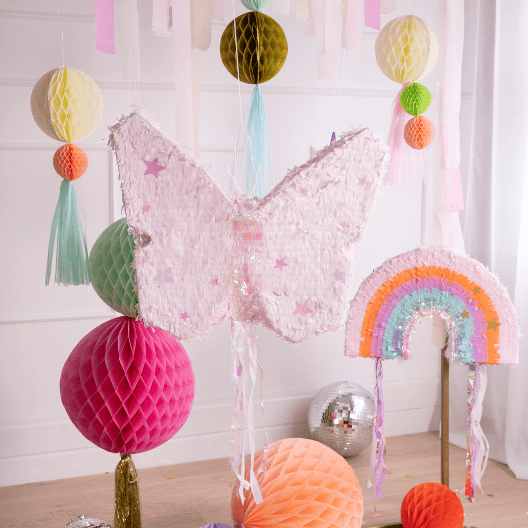 Butterfly Birthday Party Piñata - Butterfly Party Supplies Party Supplies Butterfly Foldable Party Piñata