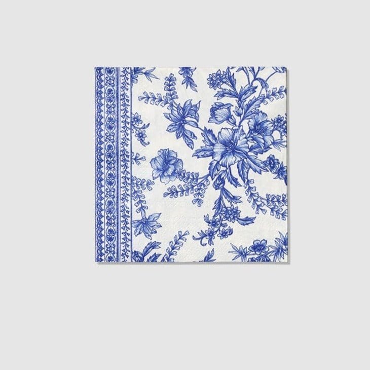 Coterie Party Supplies - French Toile Cocktail Napkins x 25 Party Supplies French Toile Cocktail Napkins x 25