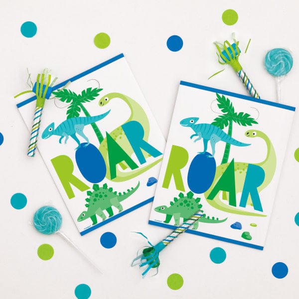 Dinosaur Party Loots Bags (Pack of 8) - Dinosaur Party Supplies UK party bags Dinosaur Party Loots Bags (Pack of 8)