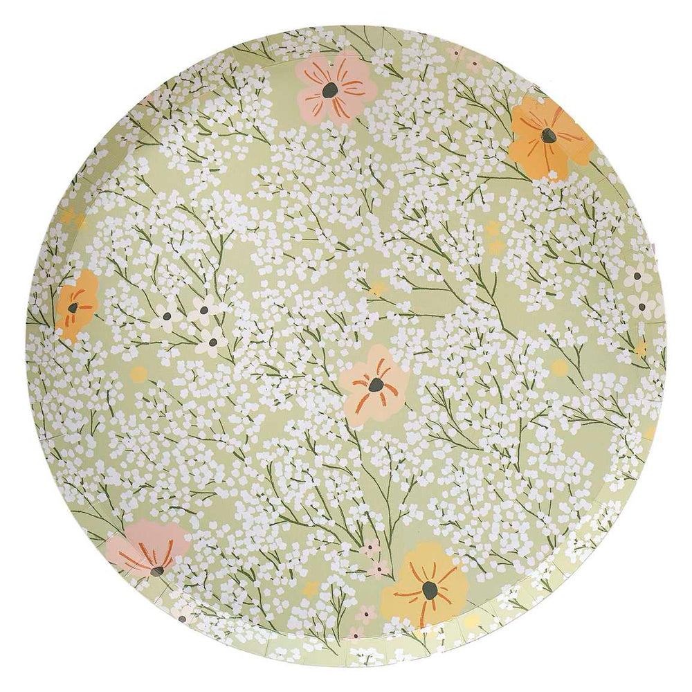 Floral Baby Shower Plates (pack of 8) Baby Shower decorations party plates Floral Baby Shower Plates (Pack of 8)