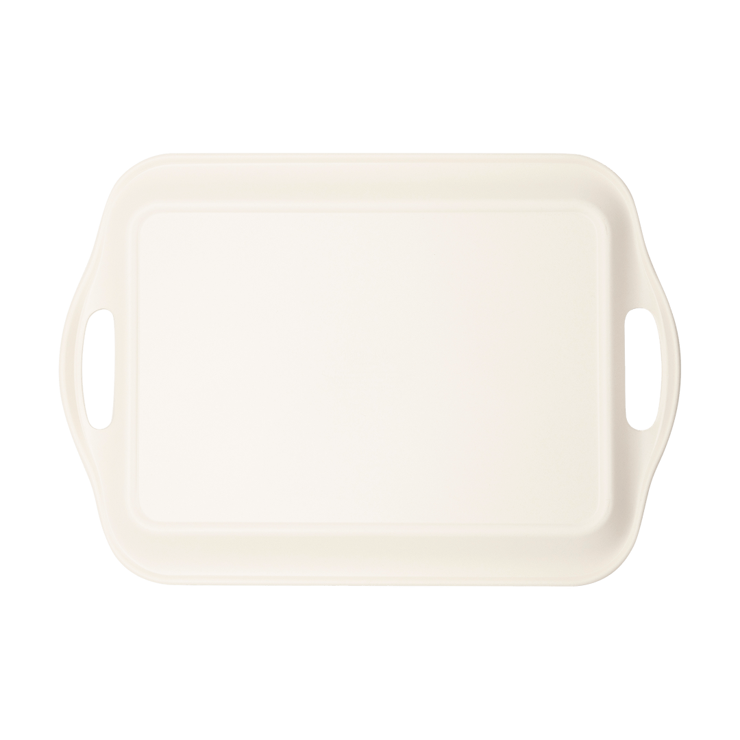 Floral Corner Bamboo Tray -  My Mind's Eye Party Supplies food tray Floral Corner Reusable Bamboo Tray