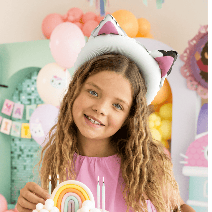 Gabby Cat Ears Foil Balloon x 6 - Gabby's Dollhouse Party Supplies Foil Balloon Gabby Cat Ears Foil Balloon x 6