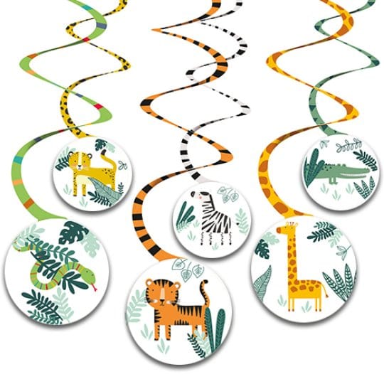 Banners Get Wild Swirl Party Decorations