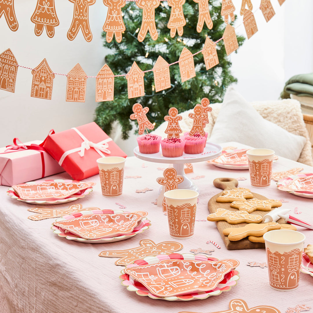 Gingerbread House Garland - 2m bunting Gingerbread House Garland - 2m