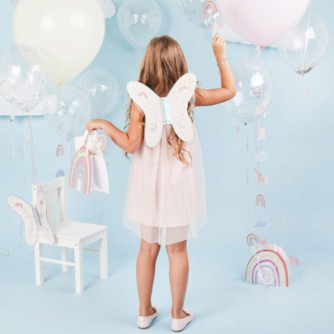 Hootyballoo Party Supplies - Set of 5 Magical Fairy Party Wings fairy wings Set of 5 Magical Fairy Party Wings