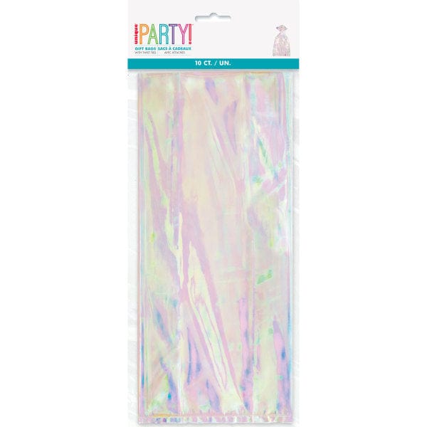 Iridescent Cello Party Bags - Pack of 10 party bags Iridescent Cello Party Bags - Pack of 10
