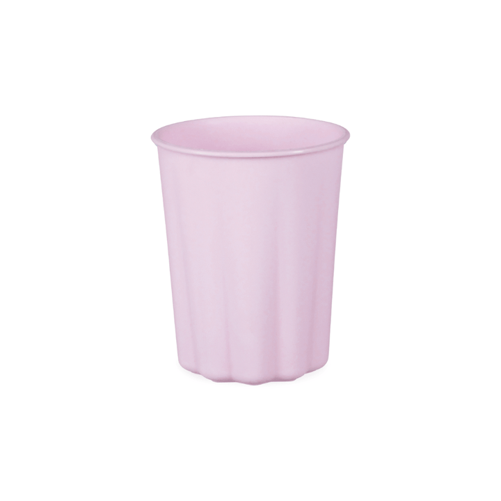 Light Violet Frill Plastic Party Cups x 4 - Eco Friendly Party party cups Light Violet Frill Plastic Party Cups x 4