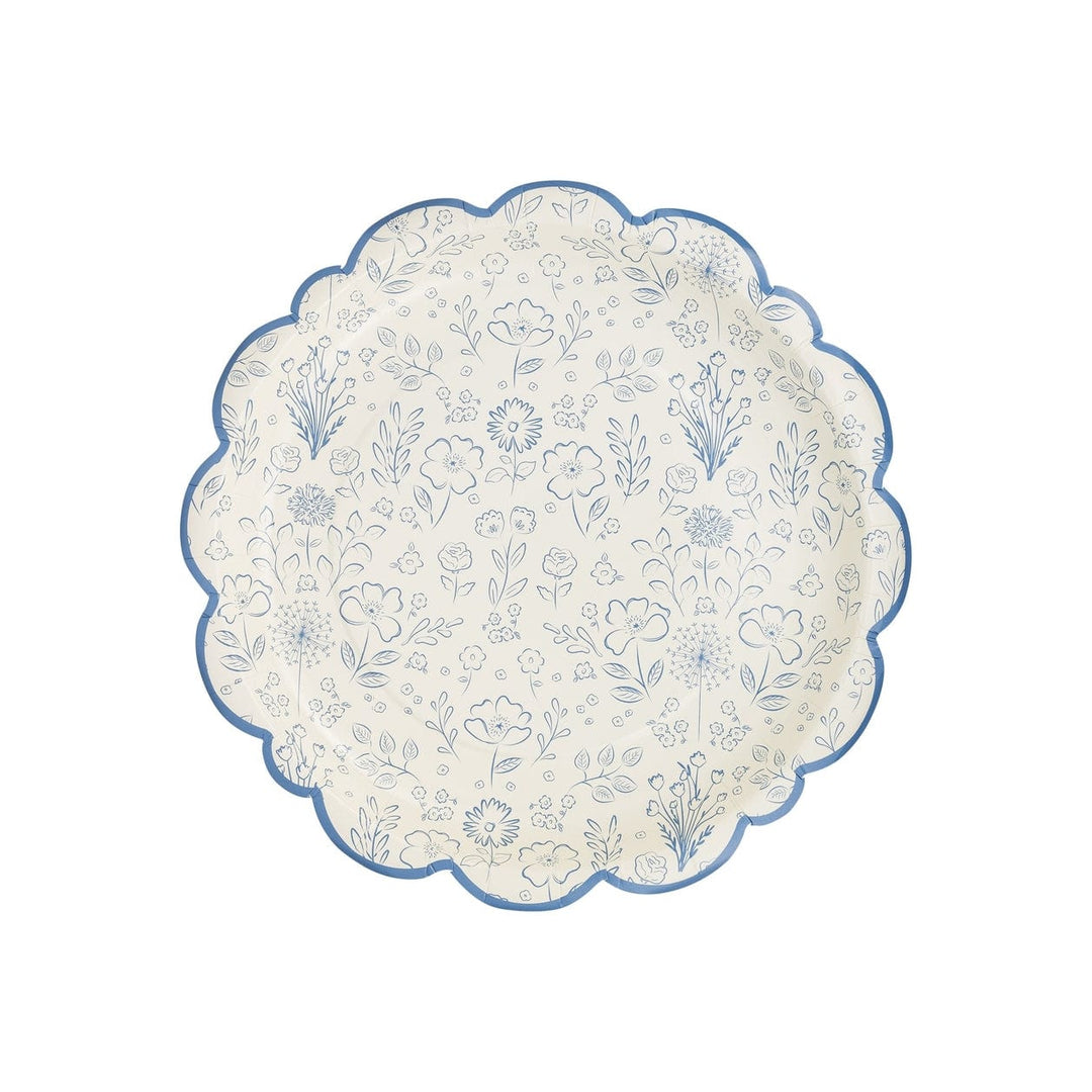 My Mind's Eye - Pembroke Floral Large Paper Plates x 8 Disposable Plates Pembroke Floral Large Paper Plates x 8