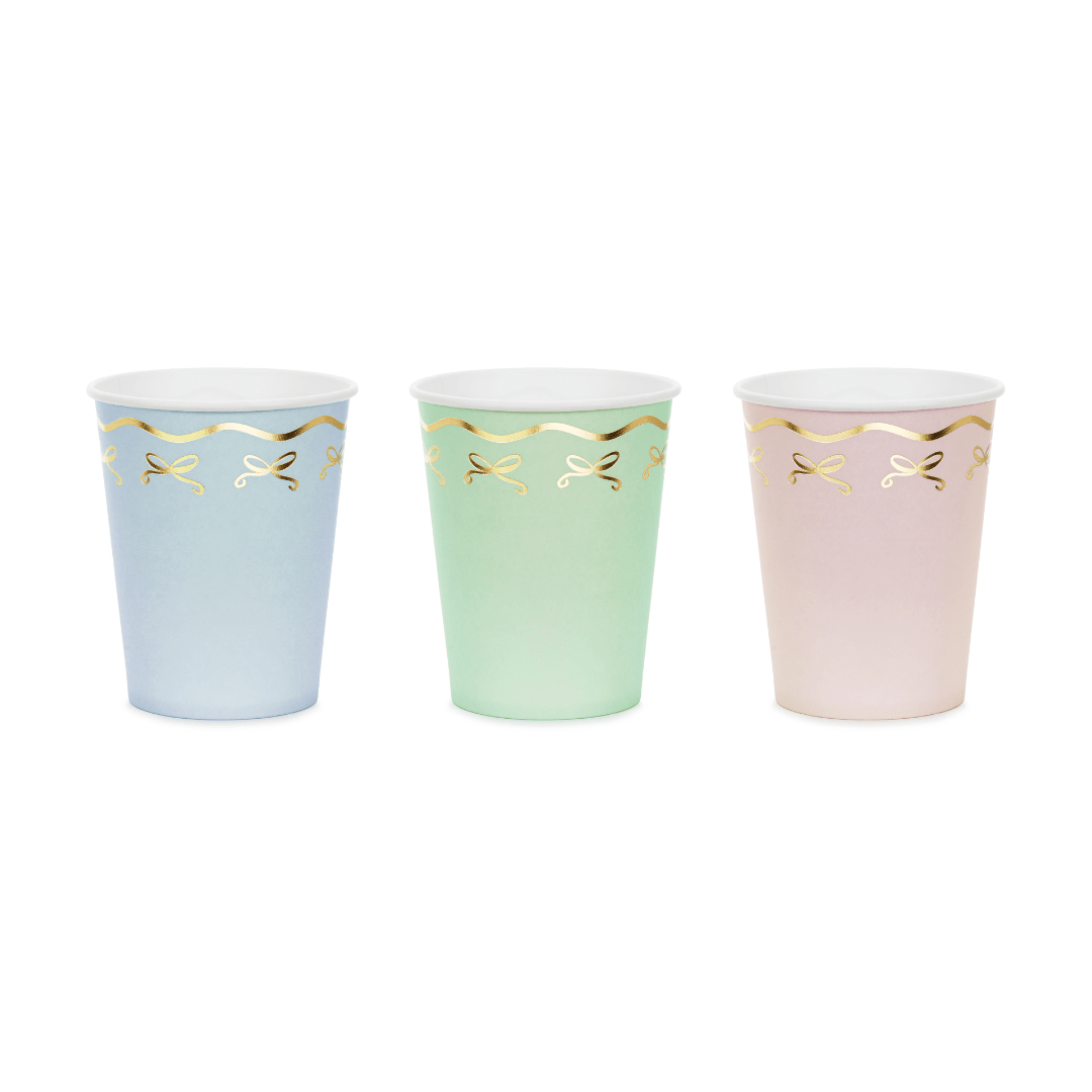 Pastel Unicorn Party Cups x 6 - Unicorn Party Supplies Disposable Cups Pastel Unicorn Party Cups x 6