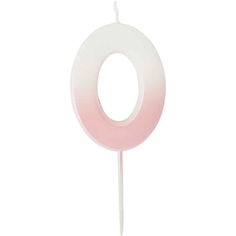 Pink Ombre Number Cake Candles (0-9) - Birthday Cake Candles Birthday Candles Pink Ombre Number Cake Candles (0-9) 0