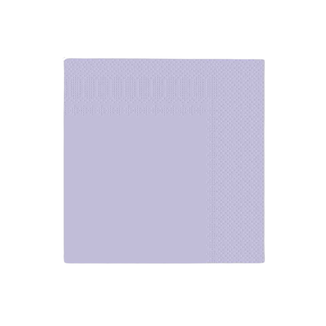 Plain Lavender Paper Napkins x 16 - Pastel Purple Party Supplies Paper Napkins Plain Lavender Paper Napkins x 16