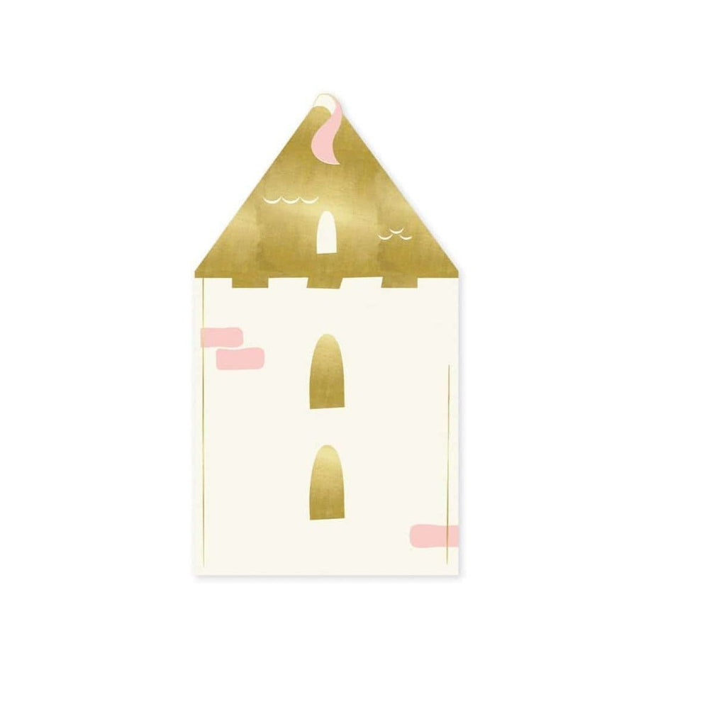 Princess Party Castle Shaped Party Napkins x 18 - My Mind's Eye Party Supplies Princess Castle Shaped Party Napkins x 18