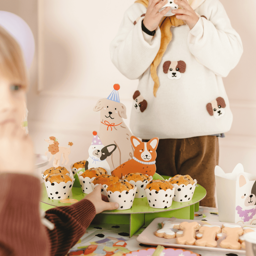 Puppy Party Cake Stand - Puppy and Dog Party cake stand Puppy Party Cake Stand