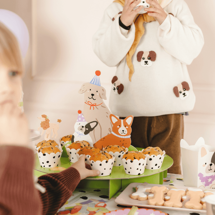 Puppy Party Cake Stand - Puppy and Dog Party cake stand Puppy Party Cake Stand