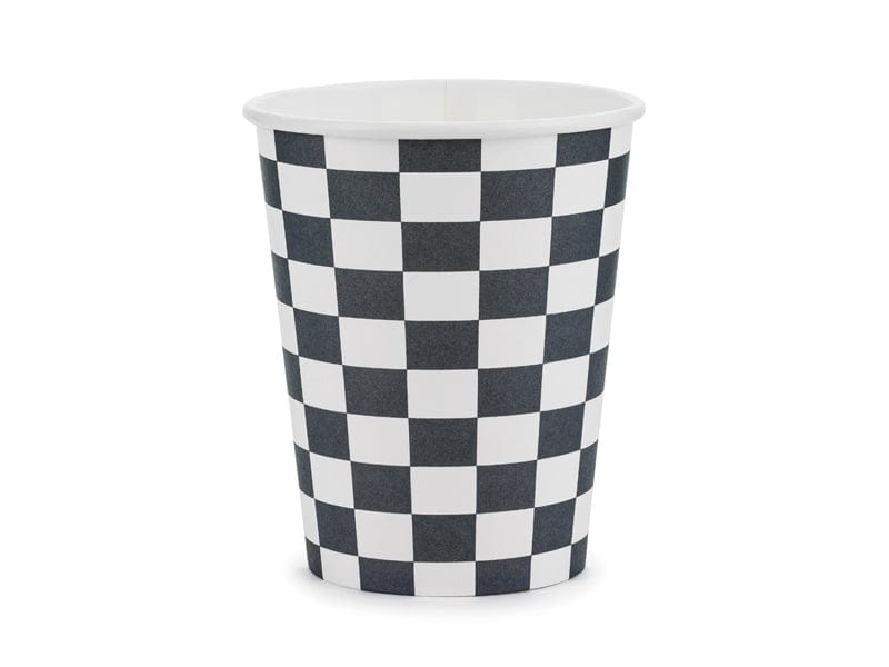 Racing Car Party Paper Cups - Race Car Theme Party Supplies party cup Racing Car Party Cups (6 pack)