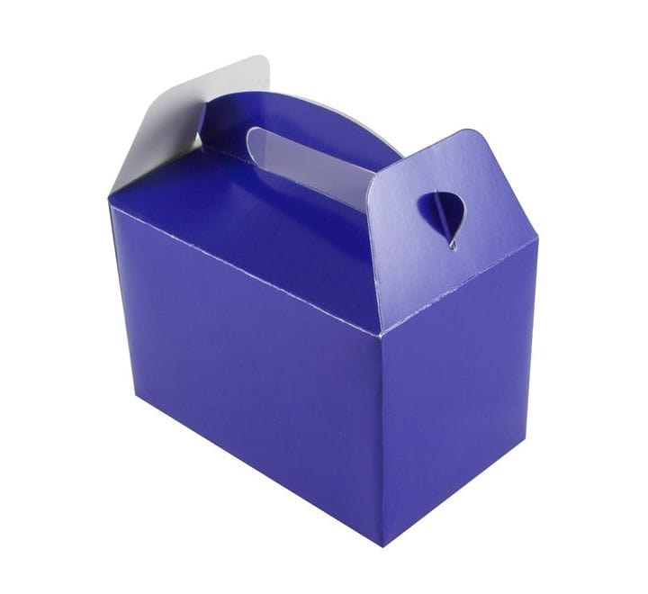 party box Royal Blue Party Boxes x 6