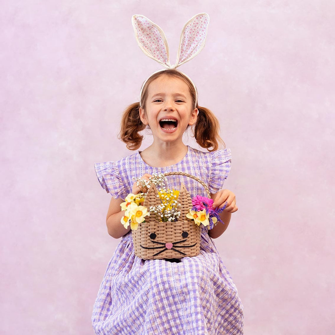 Spring Floral Bunny Ears Easter Headband Party Supplies Spring Floral Bunny Ears Headband