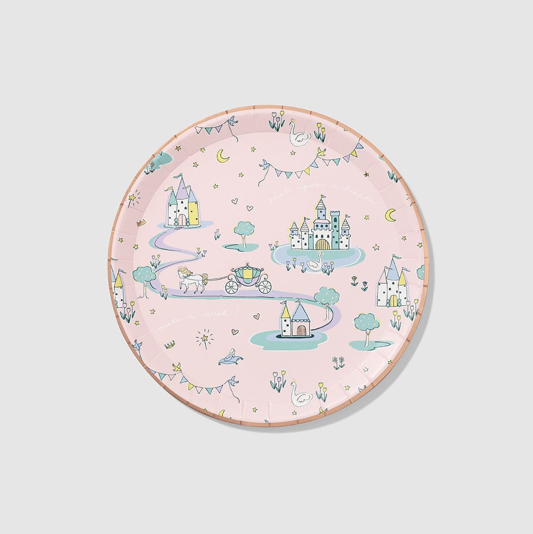 Coterie Party Supplies - Princess Fairytale Party Large Plates x 10 Party Supplies Fairytale Party Large Plates x 10