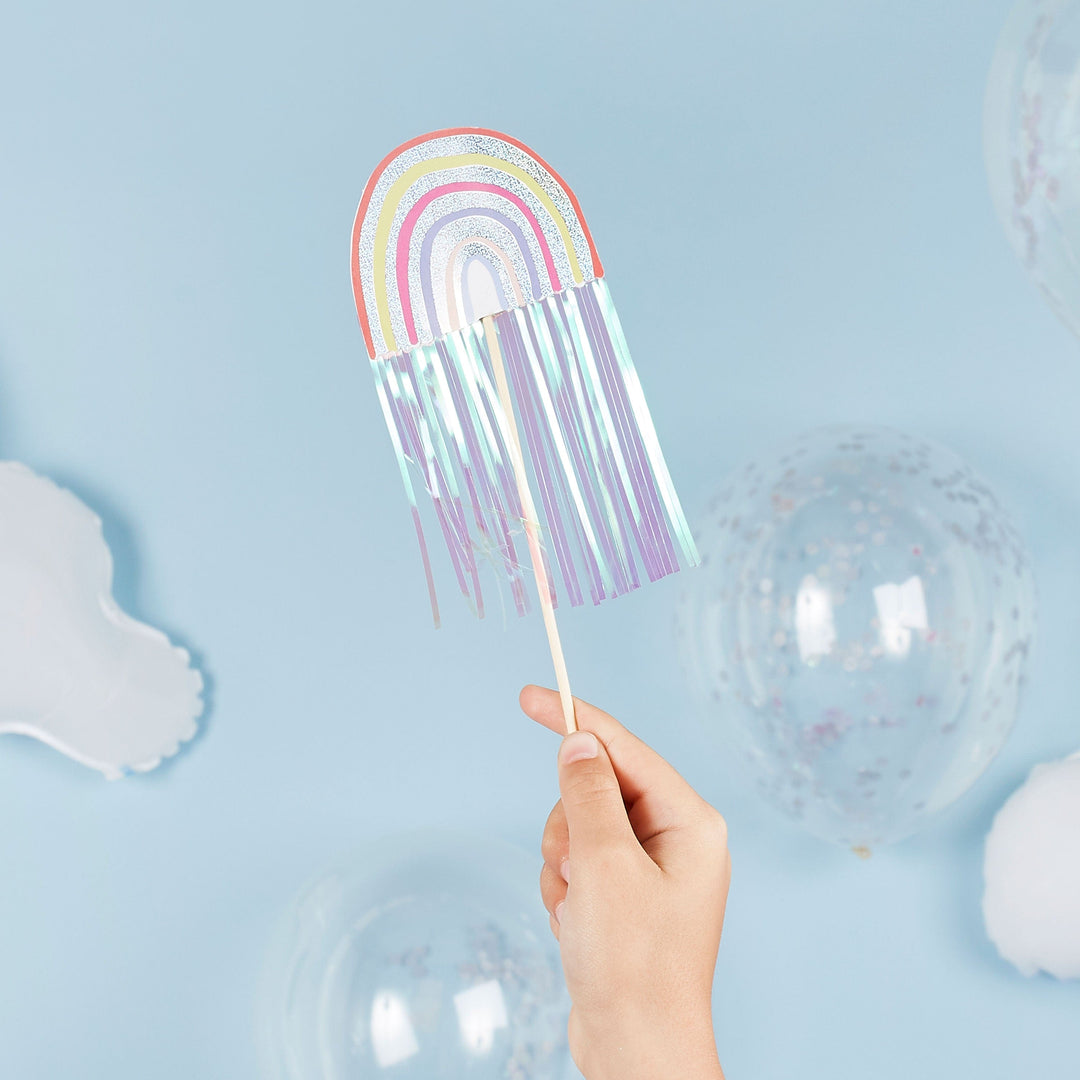 Party Supplies Enchanted Rainbow Wands - Pack of 5