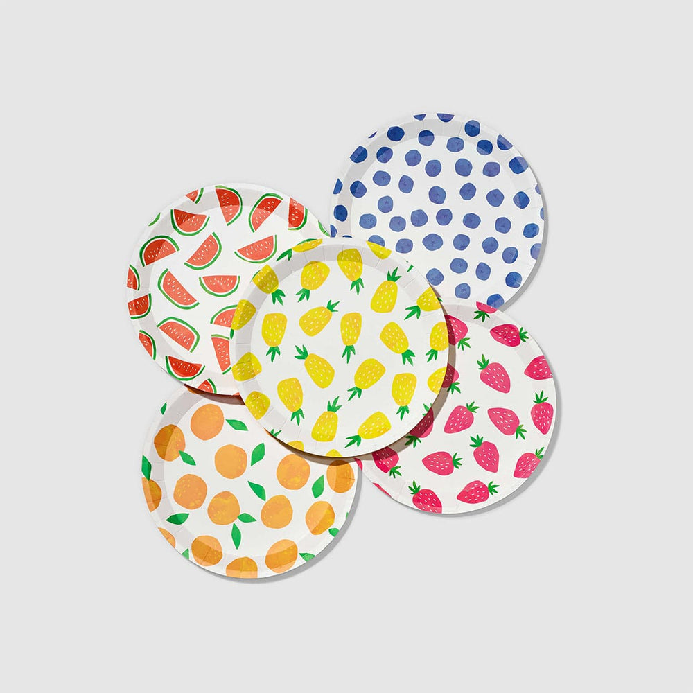 Party Supply Kits Fruit Punch Small Plates x 10