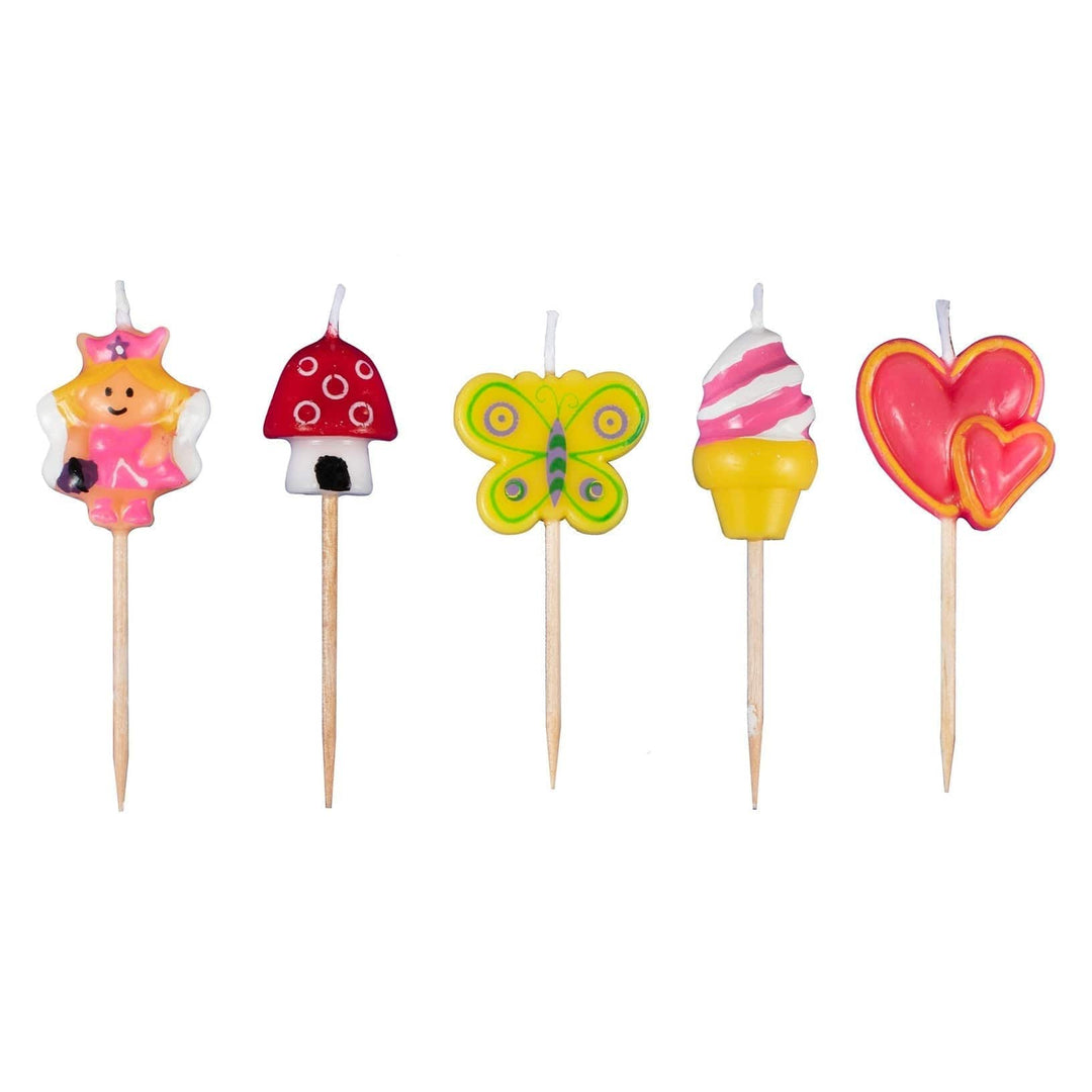 Candles Princess Birthday Cake Candles