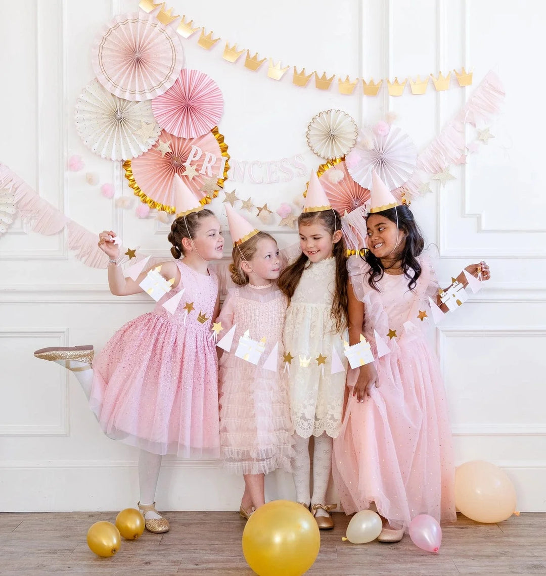 How to Style a Princess Party (Castle, Crown and Cinderella Blue) - Little Big Party Co