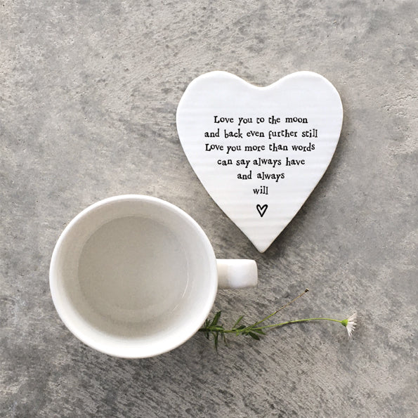 East of India Porcelain Heart Gifts