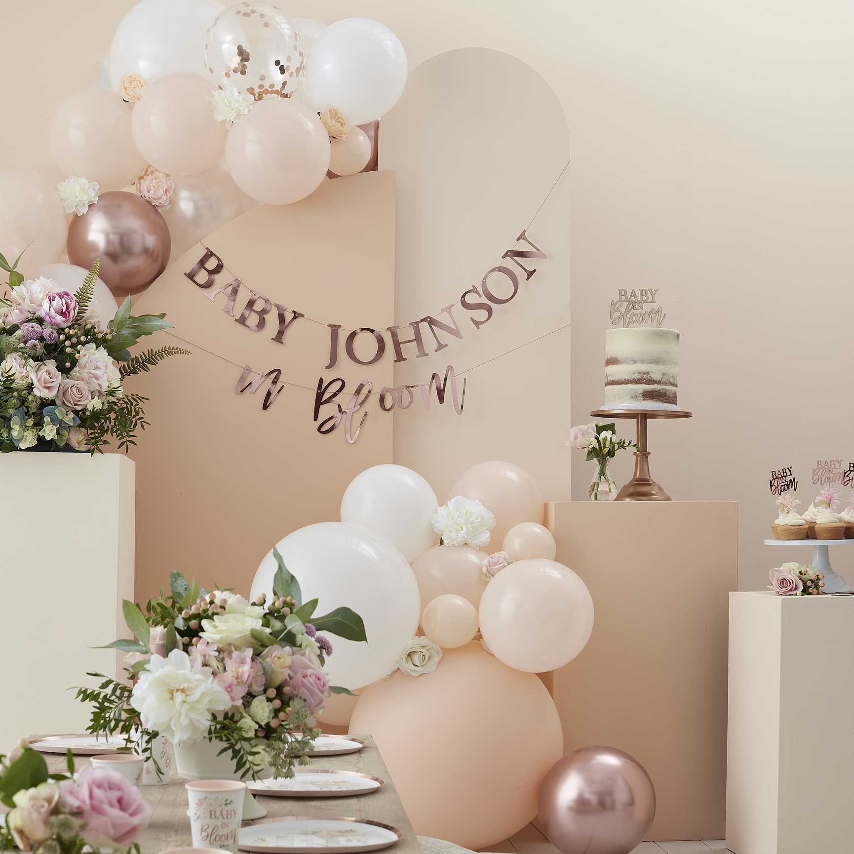 Baby in Bloom Party Supplies
