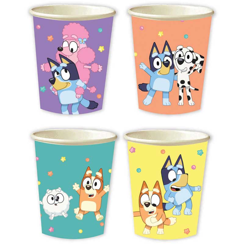 Bluey Paper Cups Pack of 8