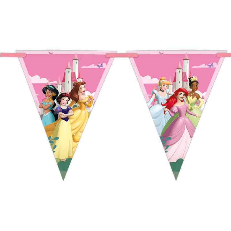 Disney Princess triangle flag banner
