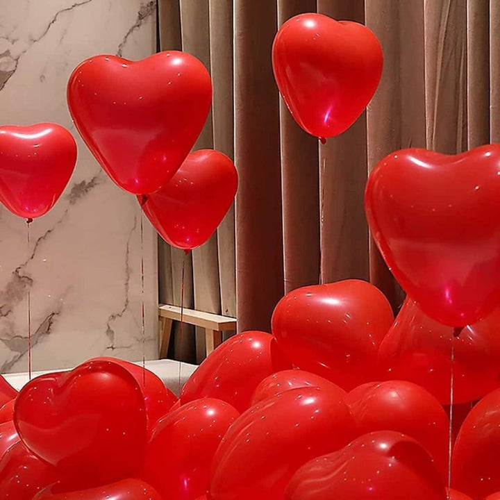 10 Heart Balloons 11" inch Balloons 10 Heart Balloons 11" inch
