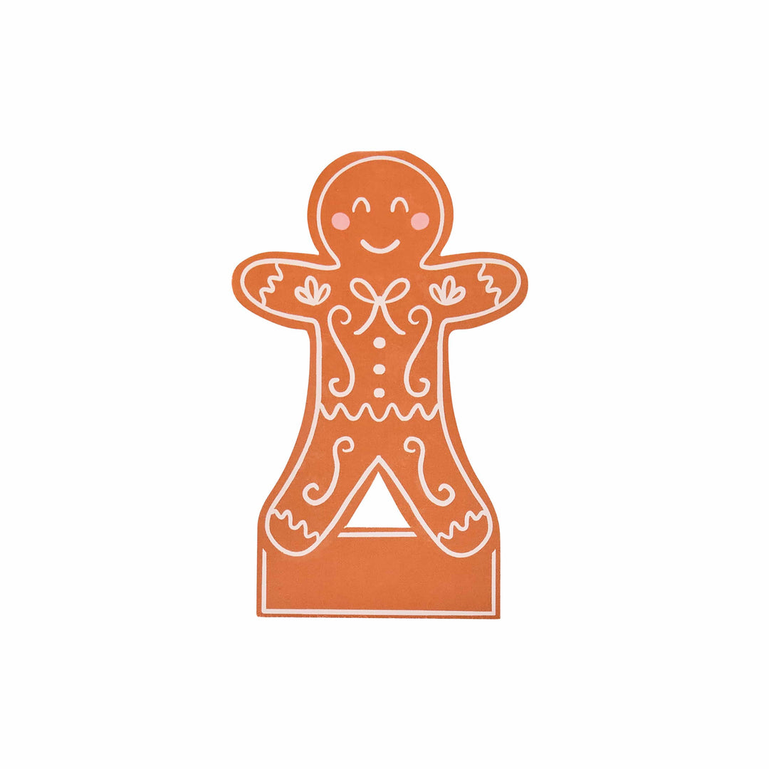 10 Pack Gingerbread Place Cards | Christmas Party Supplies UK Party Decorations 10 Pack Gingerbread Place Cards