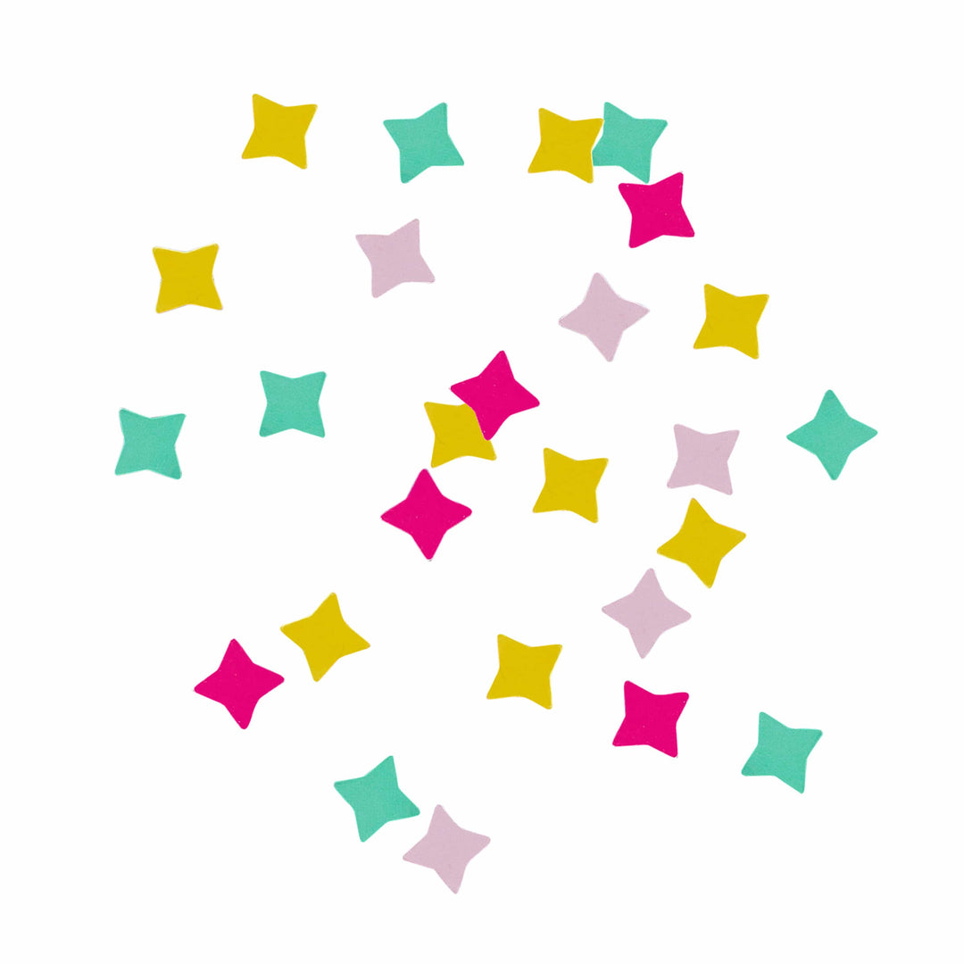 10g Bright Coloured Star Table Scatter | Diwali Party Supplies UK Party Decorations 10g Bright Coloured Star Table Scatter