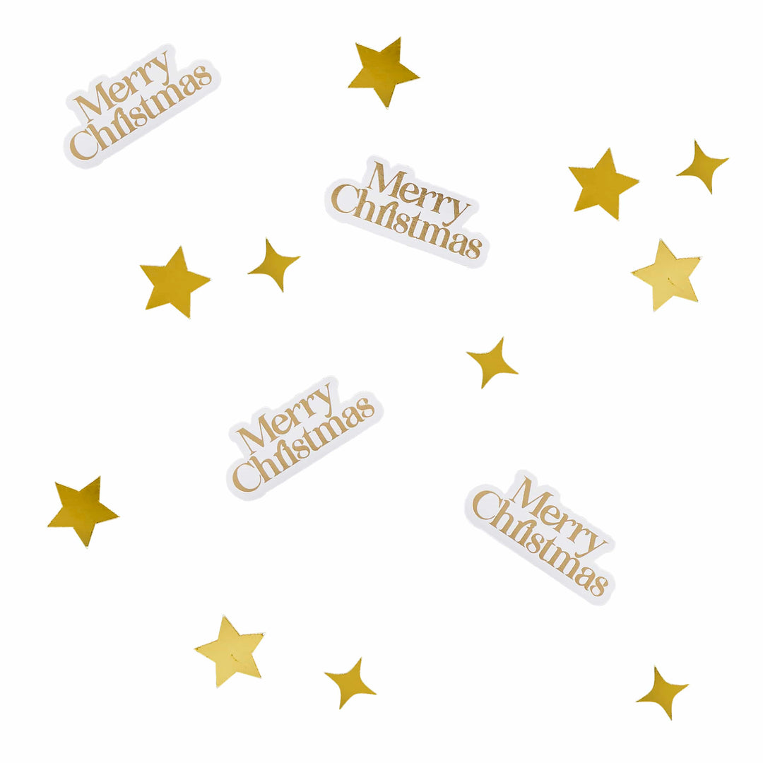 10g Merry Christmas Table Scatter | Christmas Party Supplies UK Party Decorations 10g Merry Christmas Table Scatter