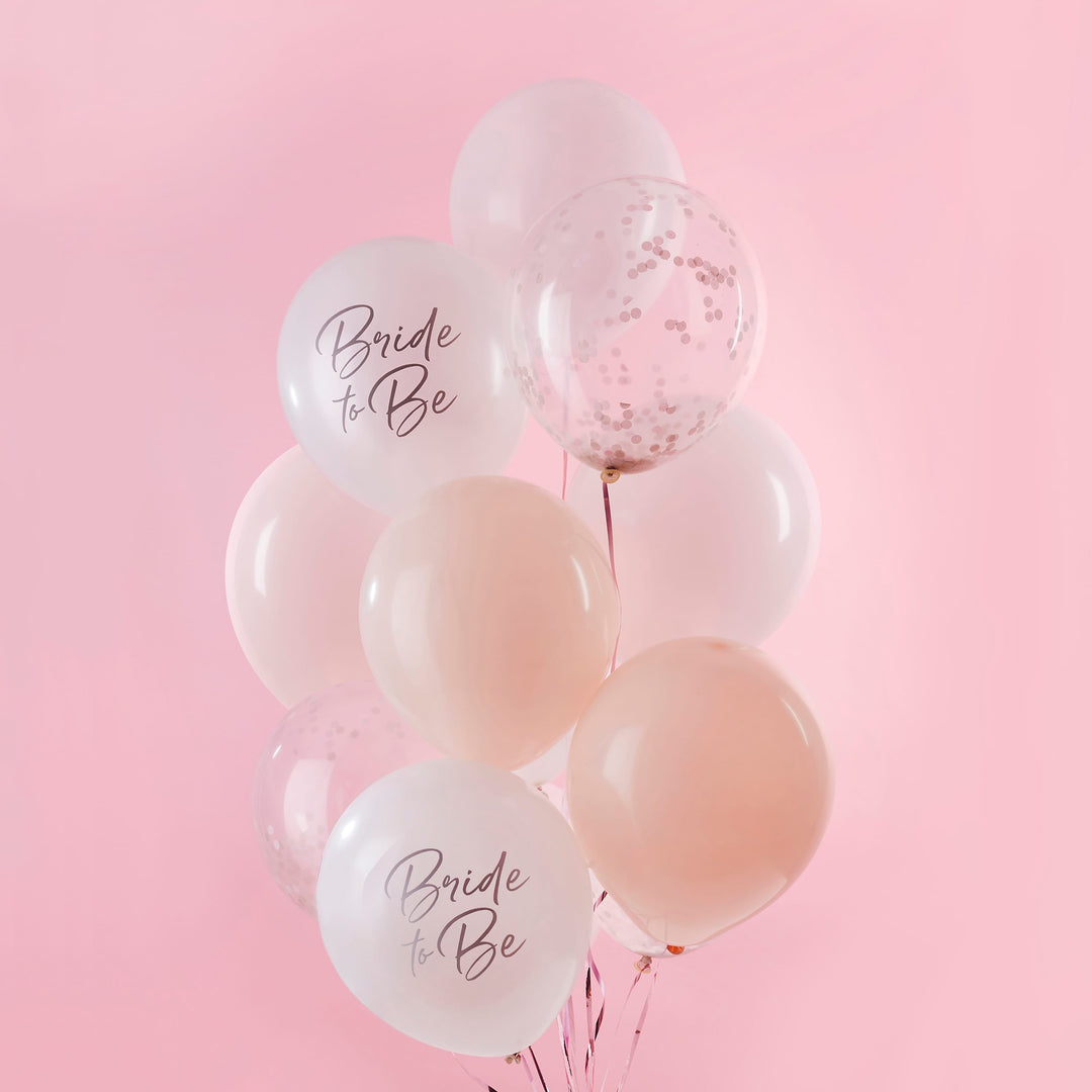 12 Piece Bridal Balloon Bundle | Hen Party Supplies UK Balloons 12 Piece Bridal Balloon Bundle