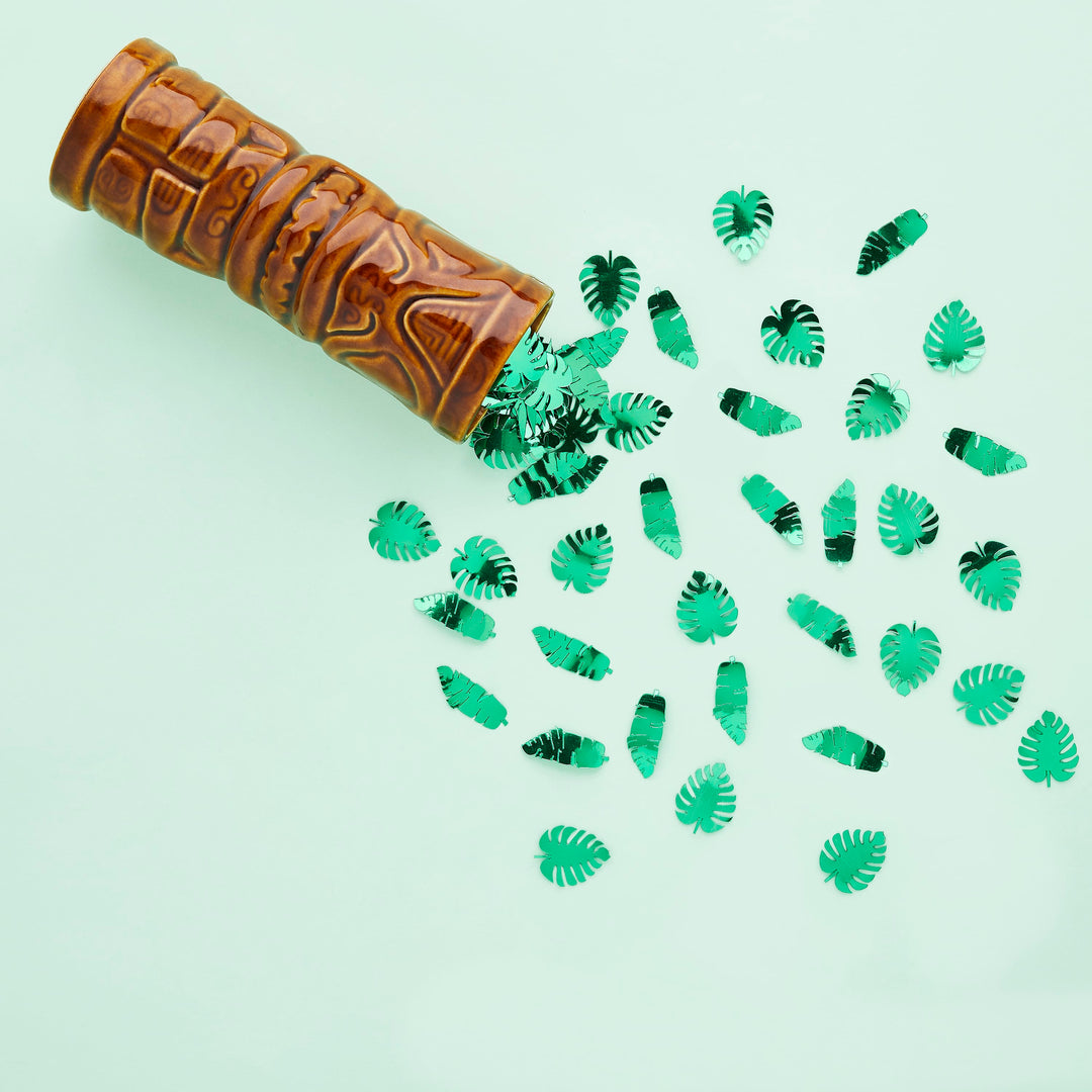 14g Tropical Leaf Confetti | Tropical Party Supplies UK Party Decorations 14g Tropical Leaf Confetti