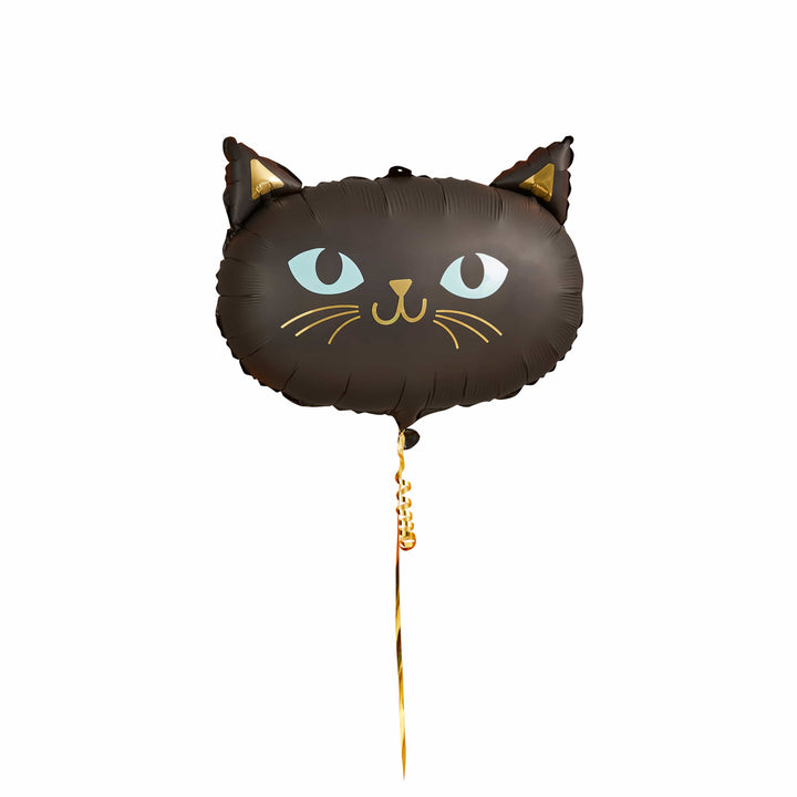 18" Black Cat Foil Balloon | Halloween Party Supplies UK Balloons 18" Black Cat Foil Balloon
