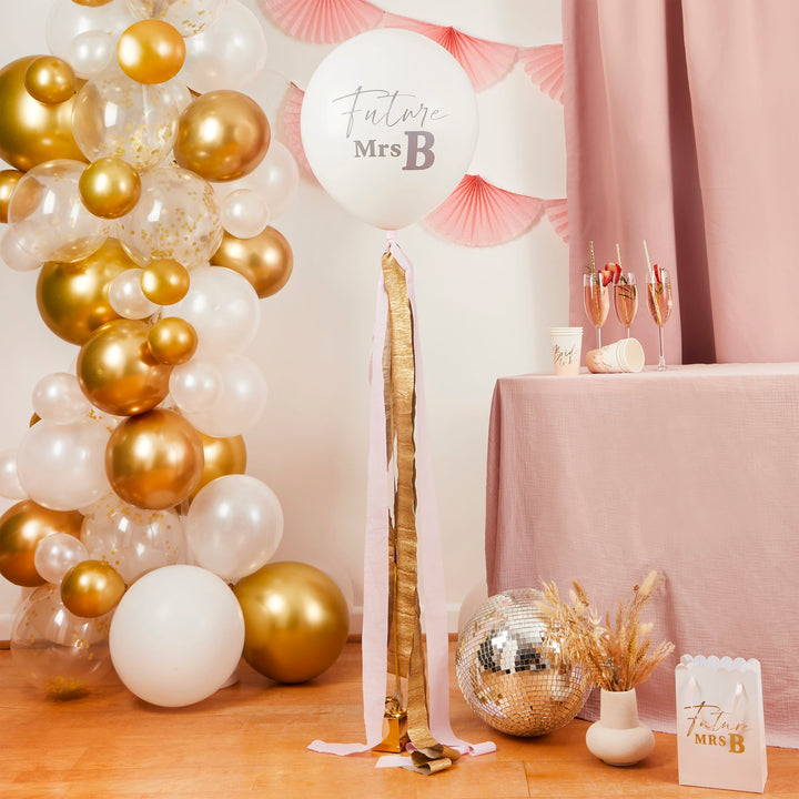 18" Future Mrs Jumbo Balloon with Tassels | Hen Party Supplies UK Balloons 18" Future Mrs Jumbo Balloon with Tassels