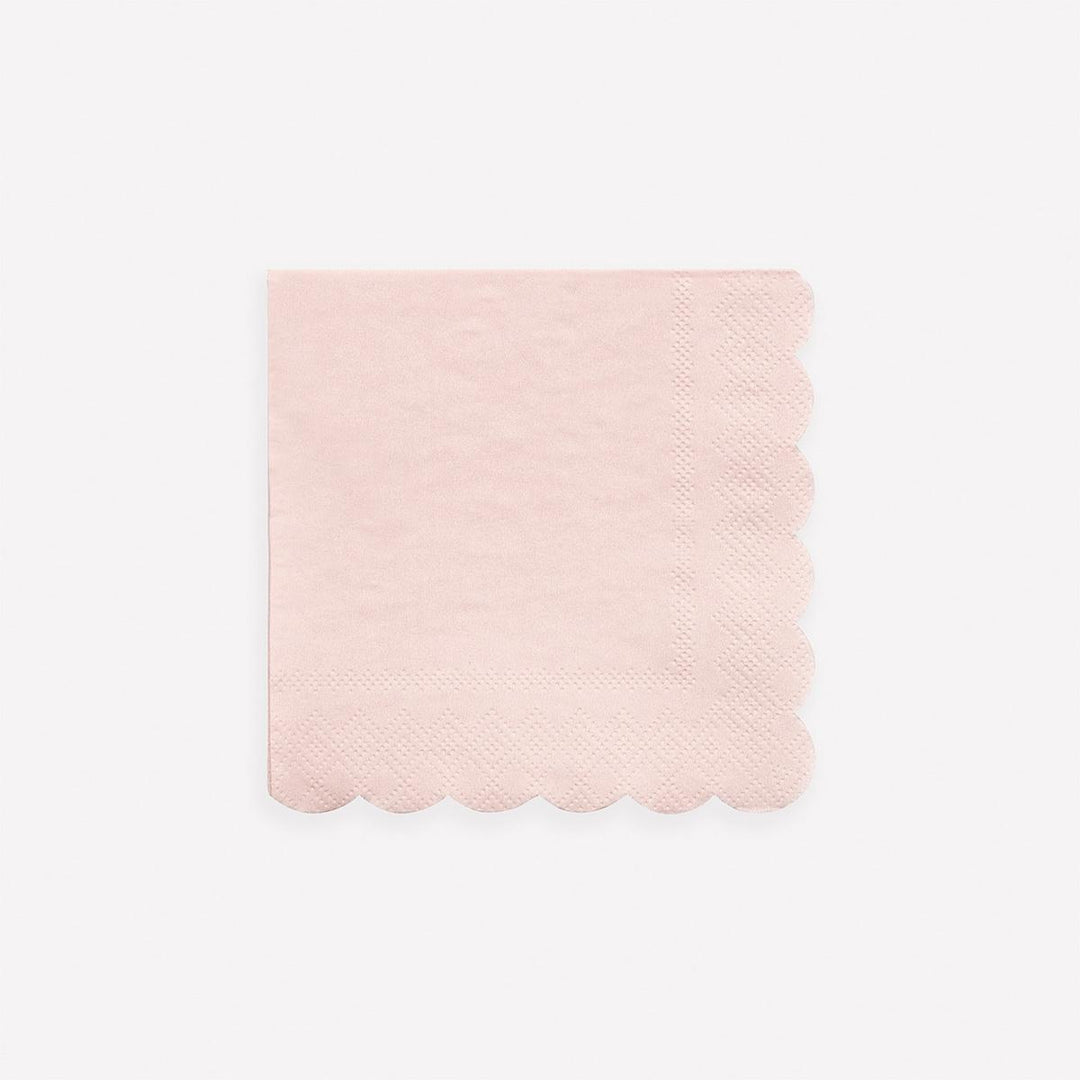 Dusky Pink Small Party Napkins x 20