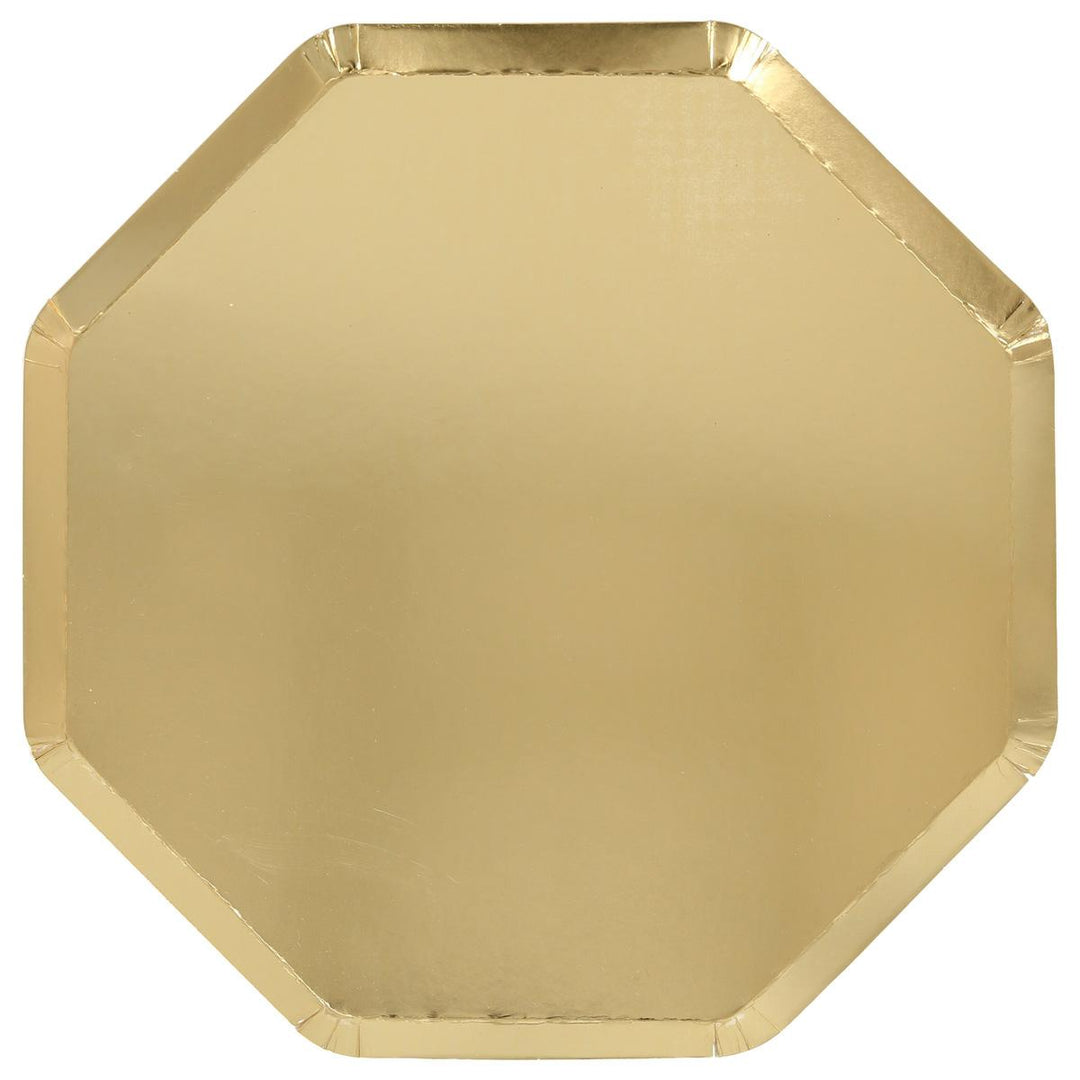 Gold Dinner Party Plates x 8