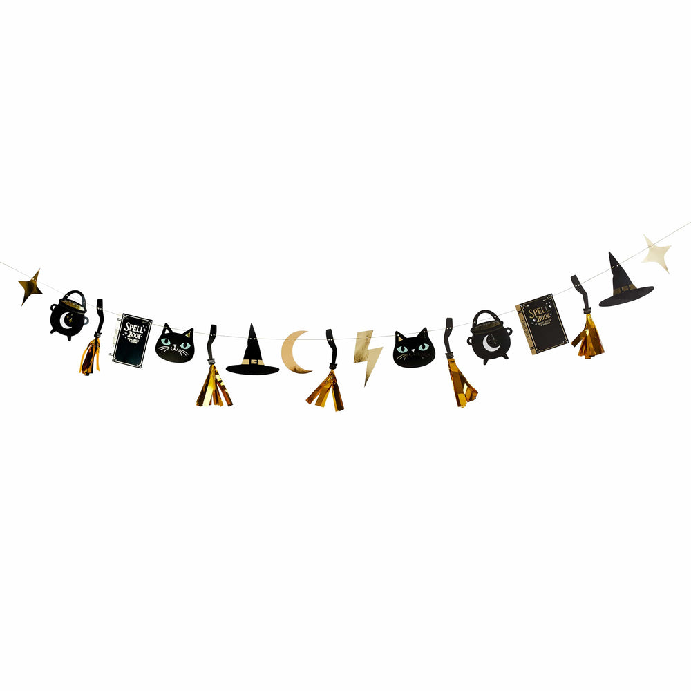 2.5m Magical Tassel Garland | Halloween Party Supplies UK Party Decorations 2.5m Magical Tassel Garland