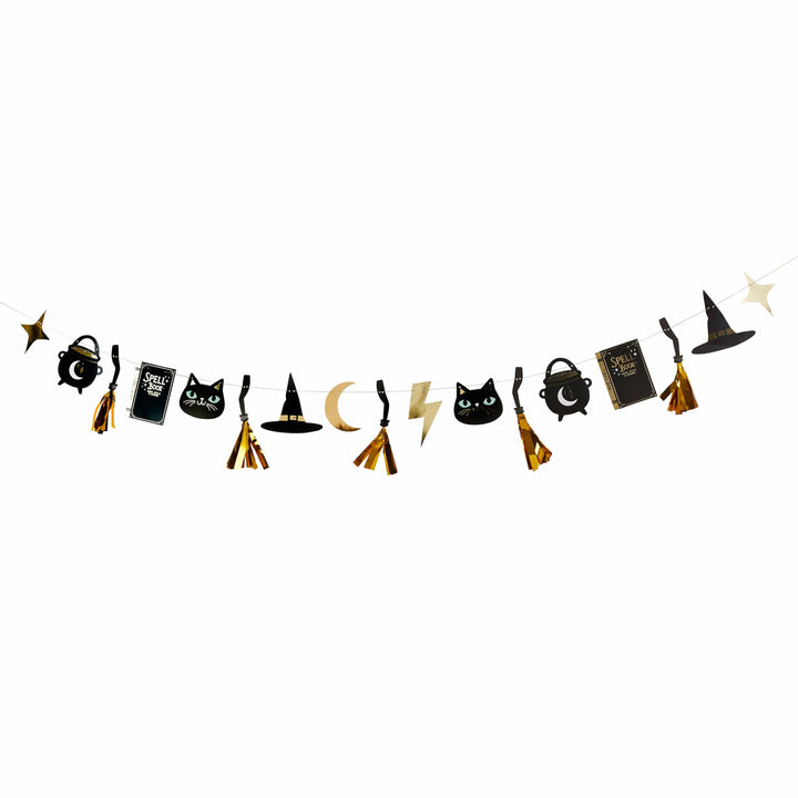 2.5m Magical Tassel Garland | Halloween Party Supplies UK Party Decorations 2.5m Magical Tassel Garland