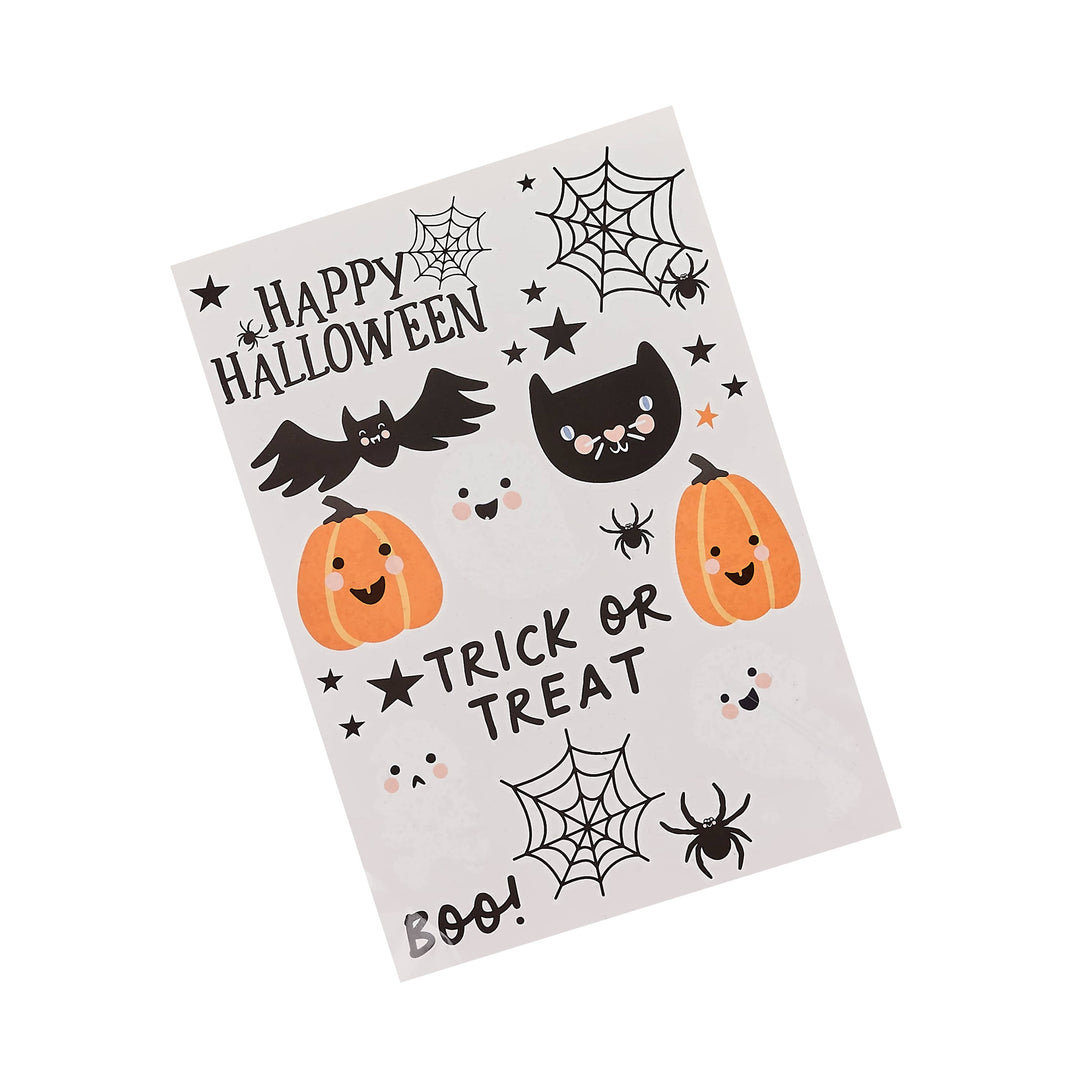 2 Pack Halloween Character Tattoos | Halloween Party Supplies UK Party Favours 2 Pack Halloween Character Tattoos