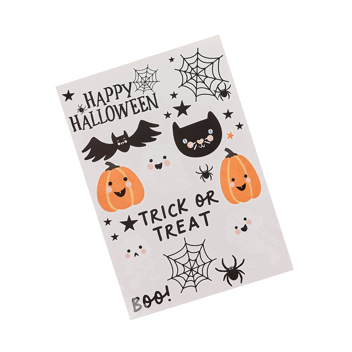 2 Pack Halloween Character Tattoos | Halloween Party Supplies UK Party Favours 2 Pack Halloween Character Tattoos