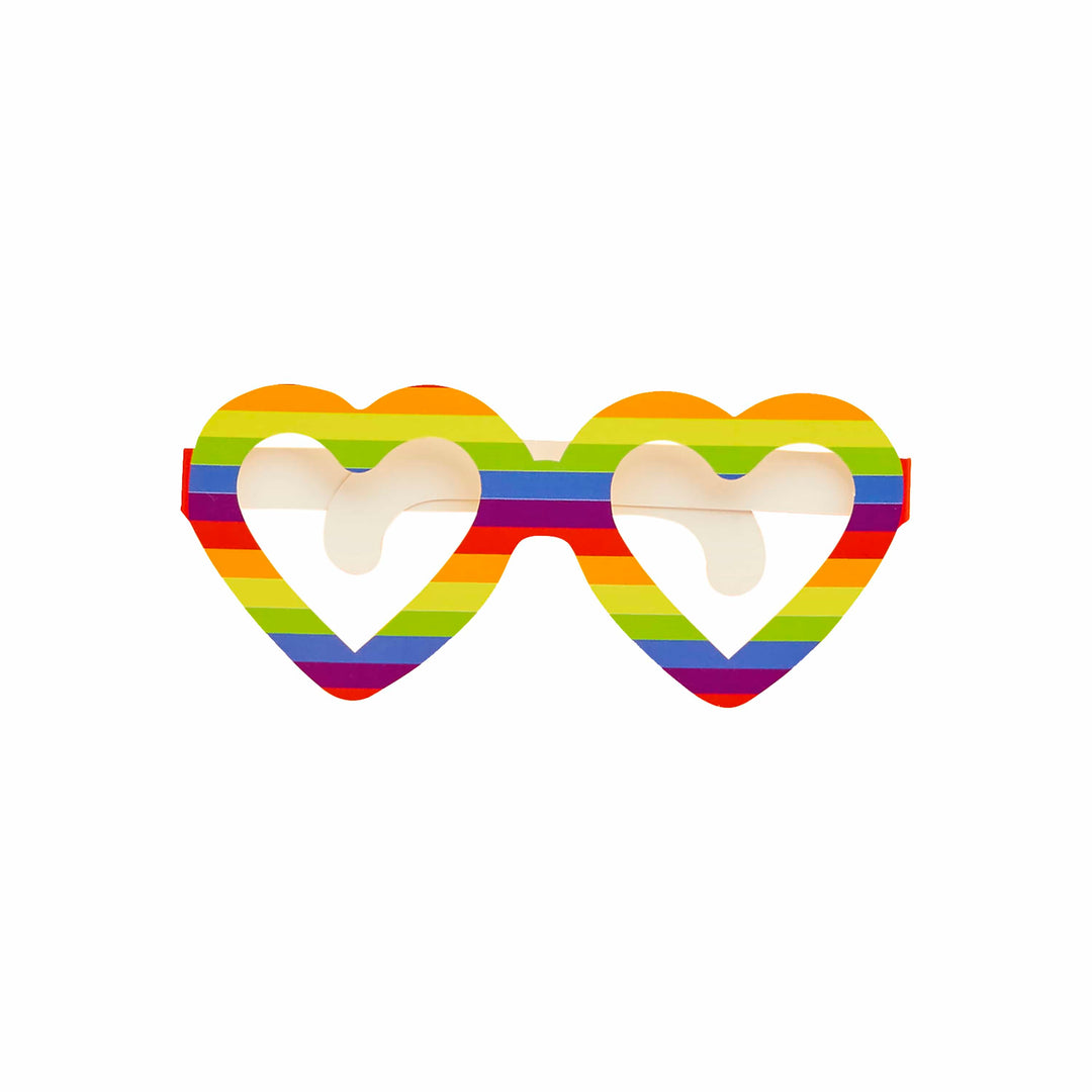 2 Pack Pride Card Glasses | Pride Party Supplies UK Party Accessories 2 Pack Pride Card Glasses