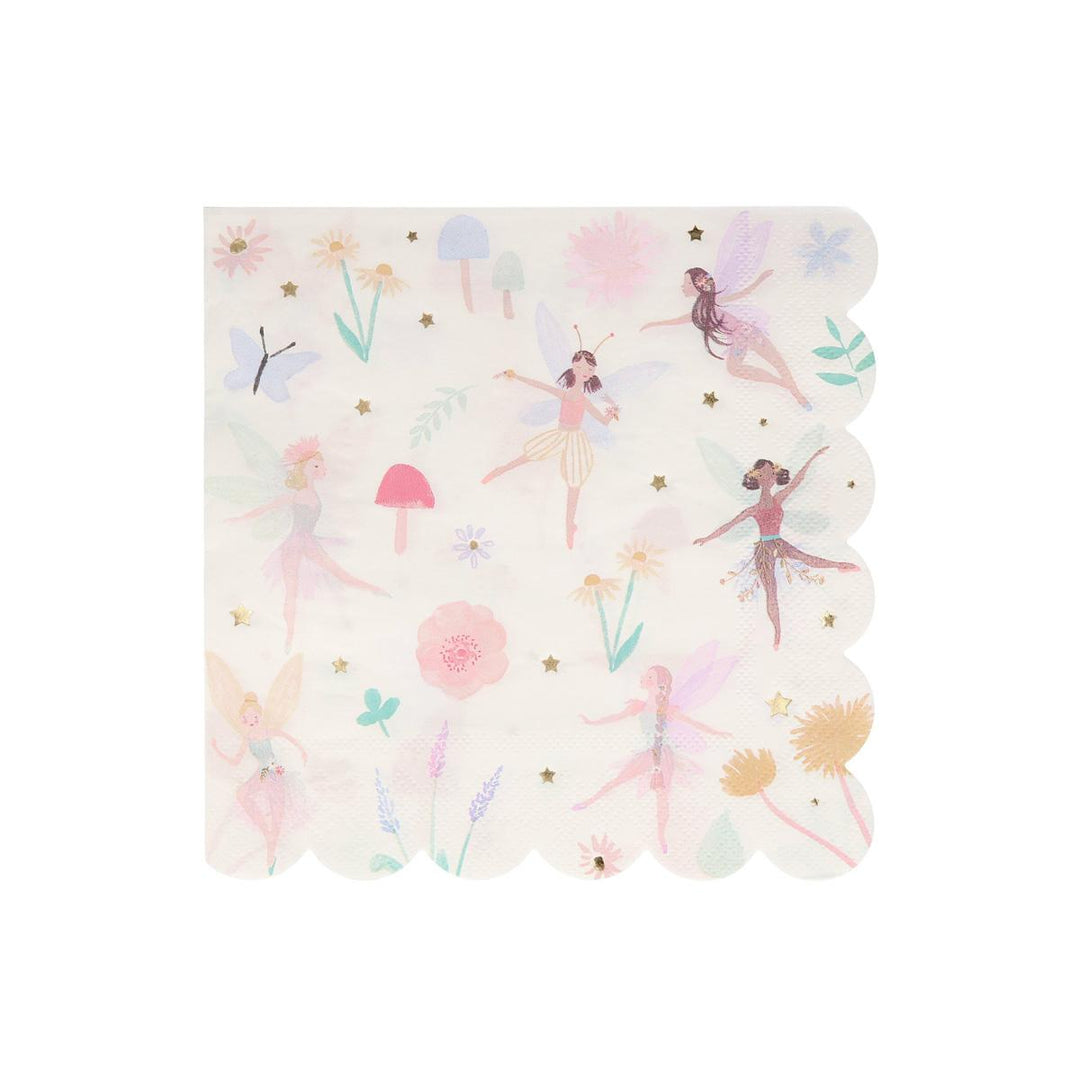 Large Fairy Party Napkins