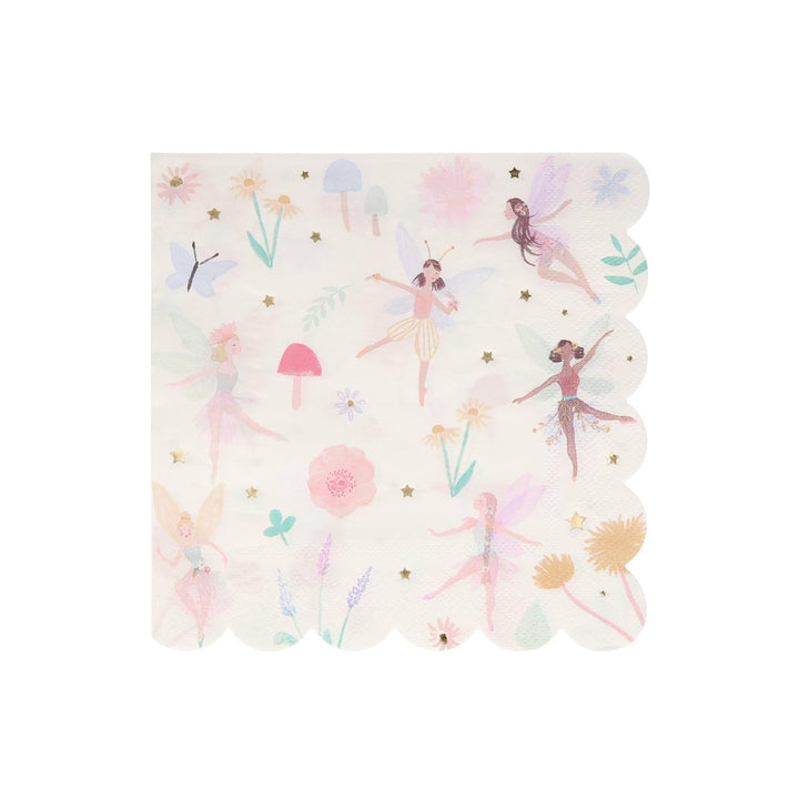 Large Fairy Party Napkins